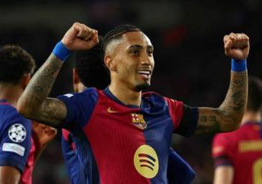 Champions League Controversy: Raphinha’s 12th Goal Sparks Debate with 21cm Tap-In “Stolen” from Teammate-0
