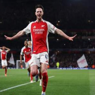 Declan Rice Channels Messi Magic: Two Free-Kick Stunners Crush Real Madrid in Champions League Masterclass